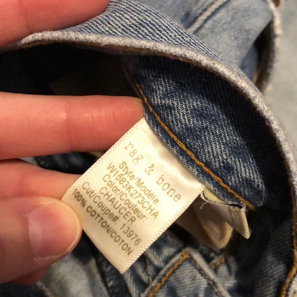 Rag & Bone X Boyfriend Jean in Chaucer Size 24 - Picture 5 of 7